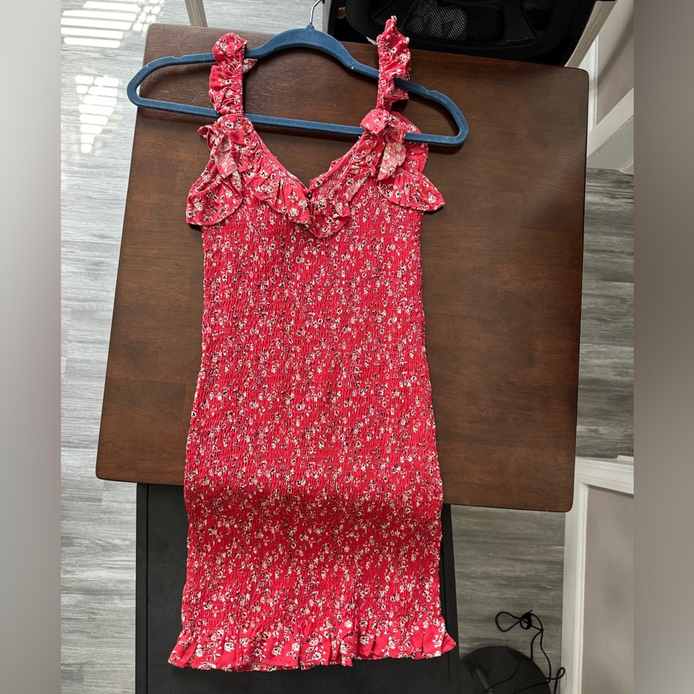 Japna Red Textured Top